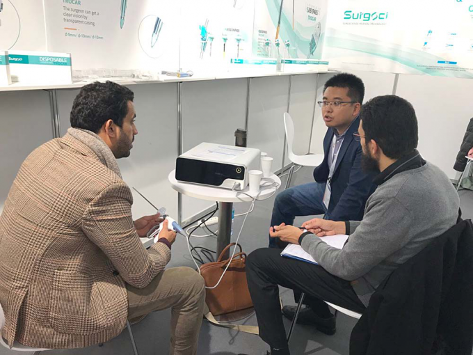 Πιστοποιημένο CE 12mm τύπου Hasson Disposable Trocar Για Λαπαροσκοπική Χειρουργική Χειρουργική Ιατρική 8